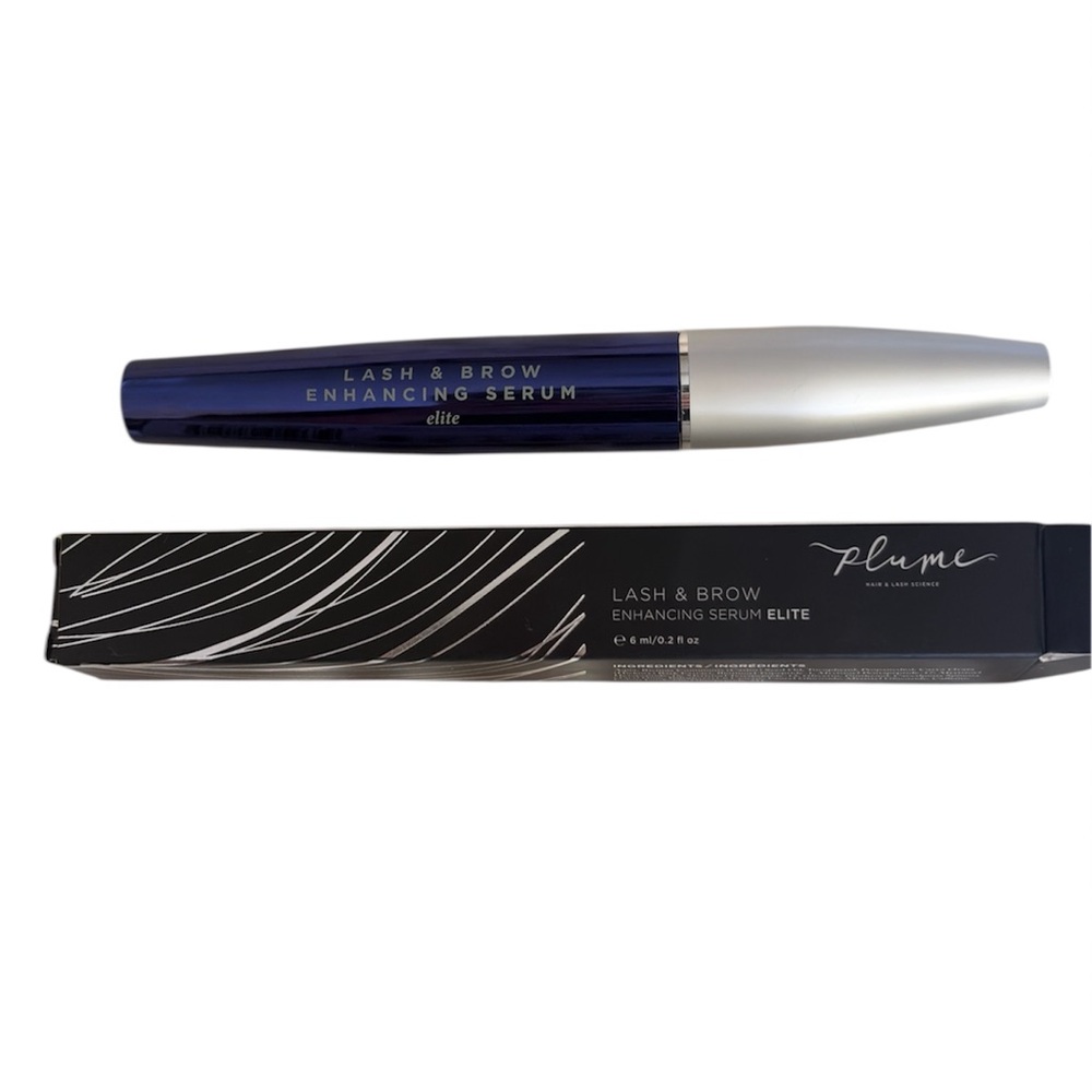 Plume Lash and Brow Enhancing Serum Elite Full Size 0.2 oz/6ml New K beauty